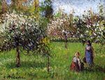 Писсарро Цветущая яблоня в Эраньи 1900г